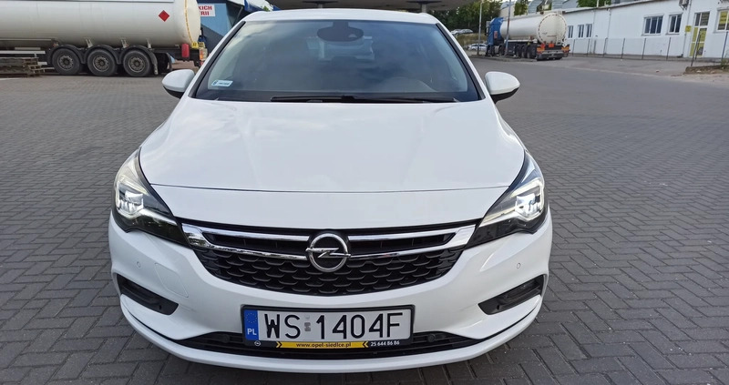 Opel Astra cena 52000 przebieg: 103460, rok produkcji 2015 z Siedlce małe 254